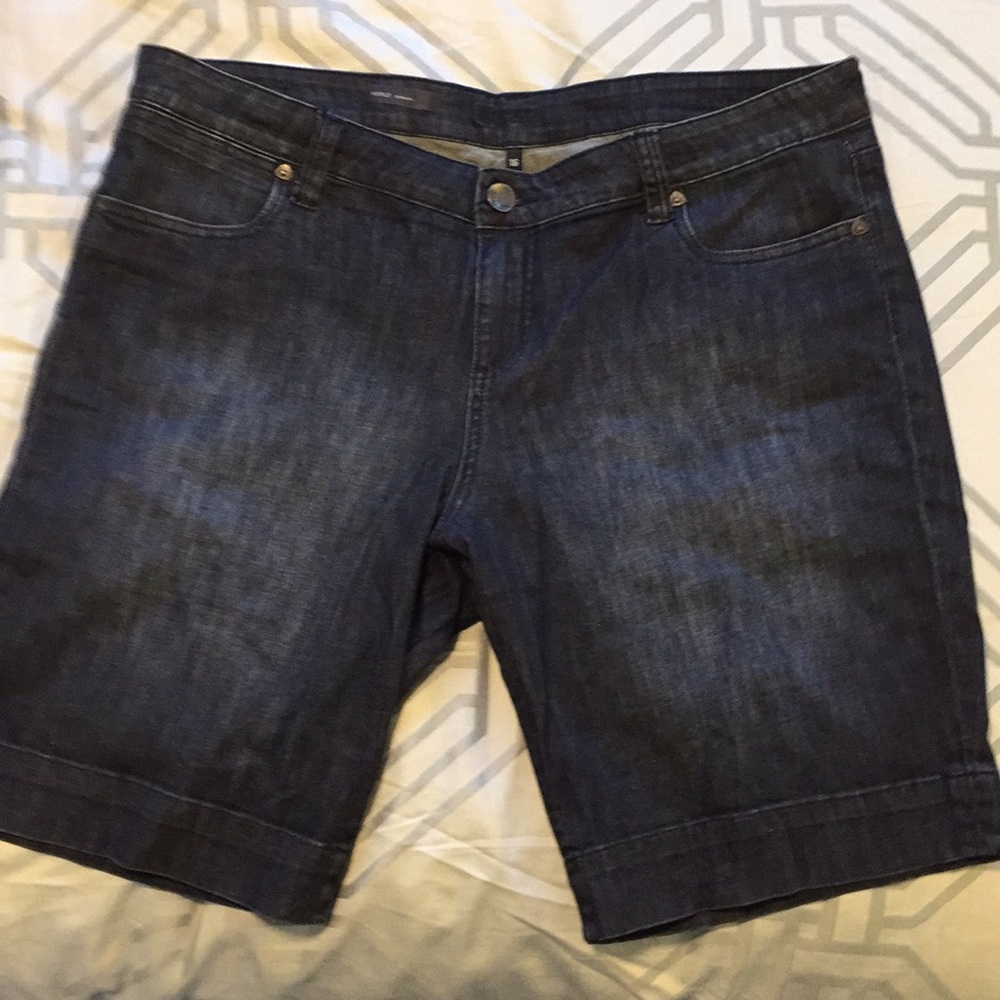 Kut from the Kloth Dark Blue Women's Shorts